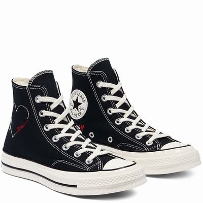 Converse Love Thread Chuck 70 - Miesten Matalavartiset Tennarit - Mustat